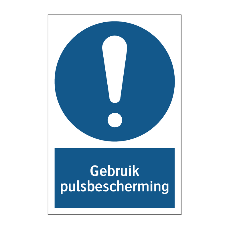 Gebruik pulsbescherming & Gebruik pulsbescherming & Gebruik pulsbescherming