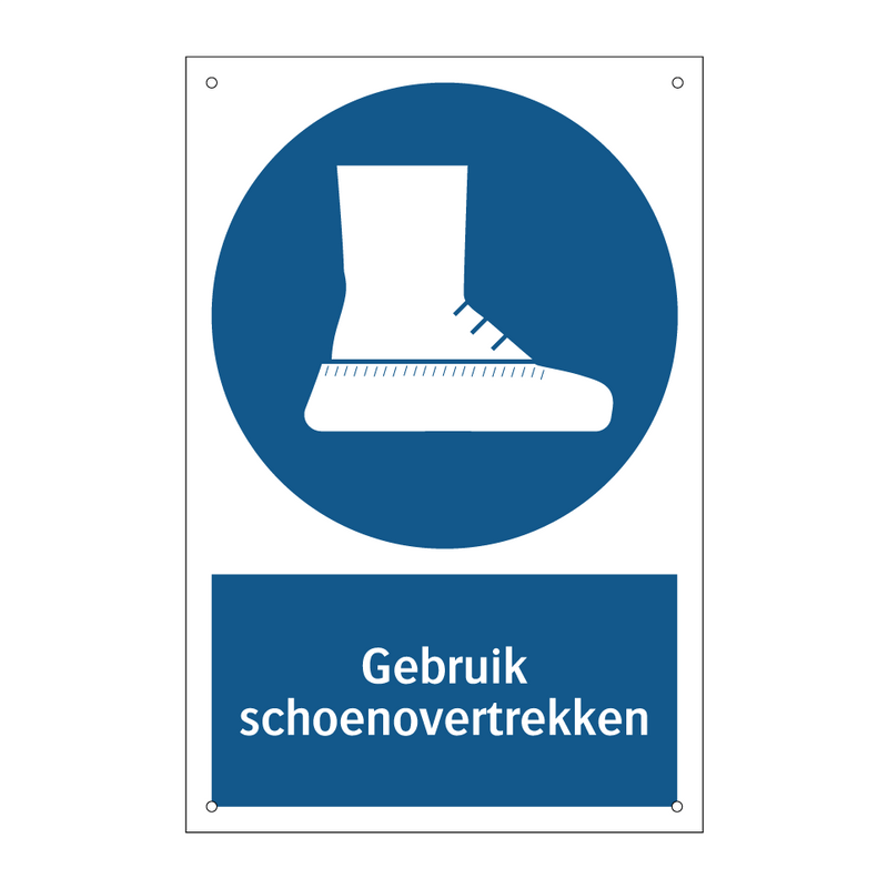 Gebruik schoenovertrekken & Gebruik schoenovertrekken & Gebruik schoenovertrekken