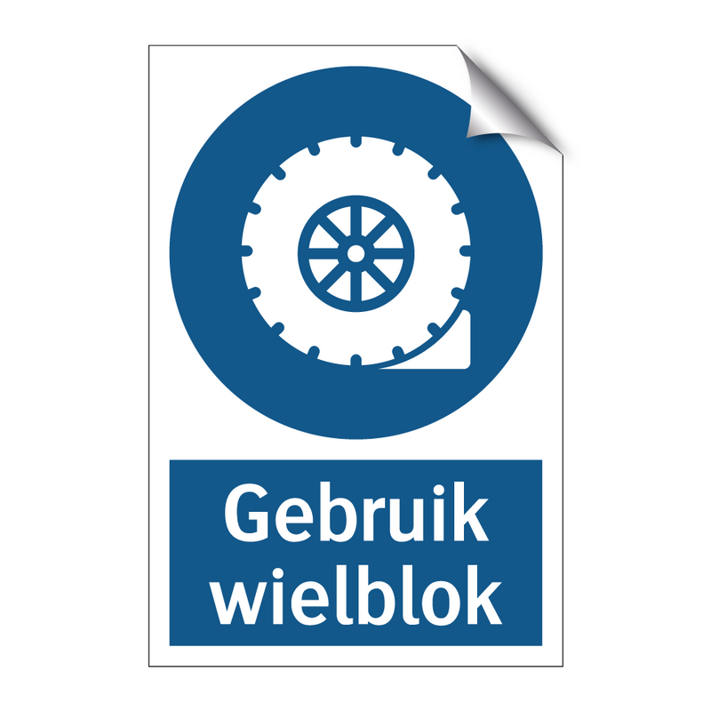 Gebruik wielblok & Gebruik wielblok & Gebruik wielblok & Gebruik wielblok