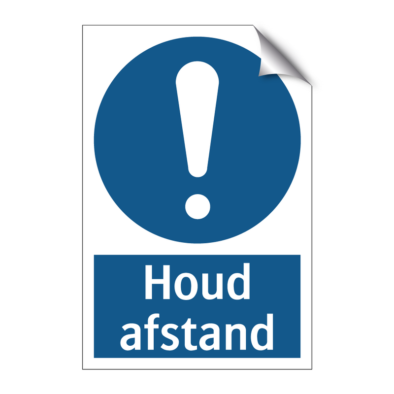 Houd afstand & Houd afstand & Houd afstand & Houd afstand