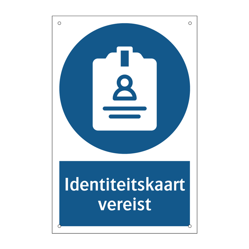 Identiteitskaart vereist & Identiteitskaart vereist & Identiteitskaart vereist