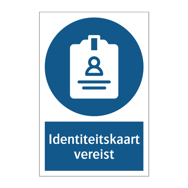 Identiteitskaart vereist & Identiteitskaart vereist & Identiteitskaart vereist