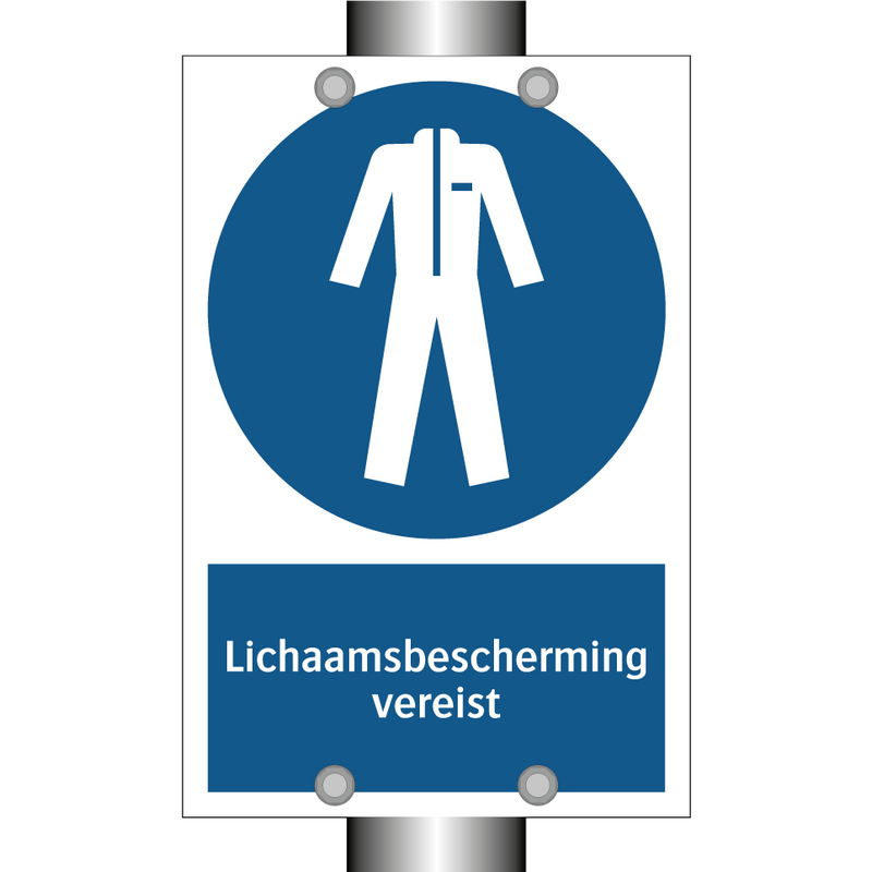 Lichaamsbescherming vereist & Lichaamsbescherming vereist & Lichaamsbescherming vereist