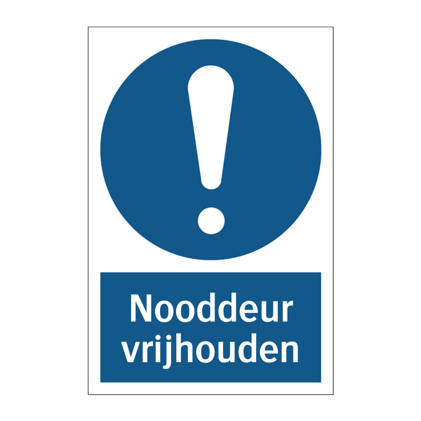 Nooddeur vrijhouden & Nooddeur vrijhouden & Nooddeur vrijhouden & Nooddeur vrijhouden