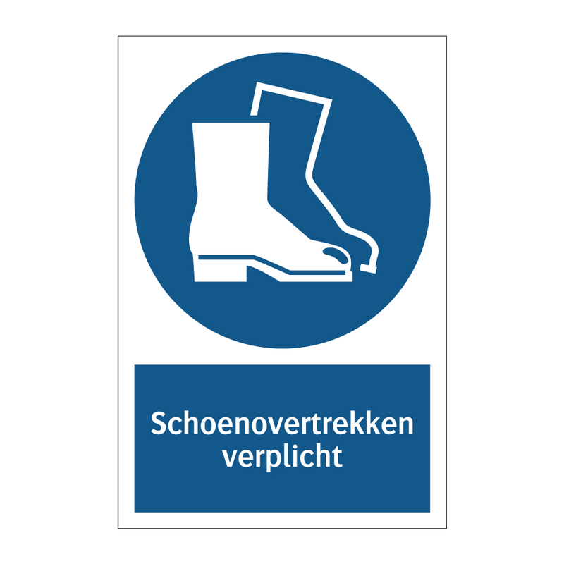 Schoenovertrekken verplicht & Schoenovertrekken verplicht & Schoenovertrekken verplicht