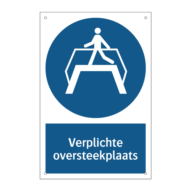 Verplichte oversteekplaats & Verplichte oversteekplaats & Verplichte oversteekplaats