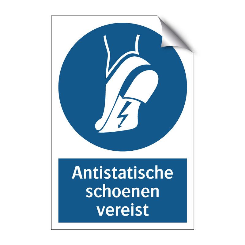 Antistatische schoenen vereist & Antistatische schoenen vereist & Antistatische schoenen vereist