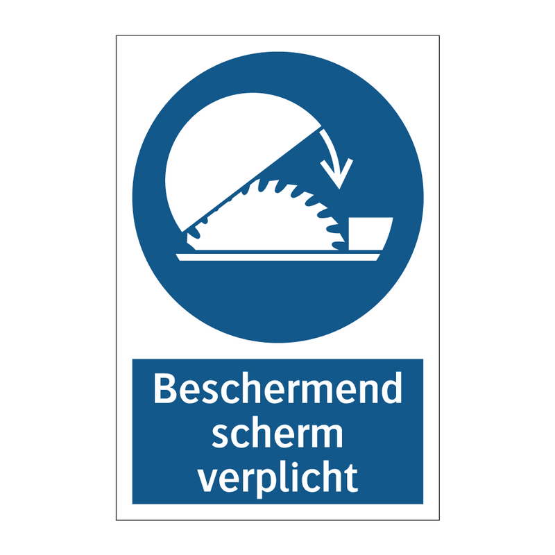 Beschermend scherm verplicht & Beschermend scherm verplicht & Beschermend scherm verplicht