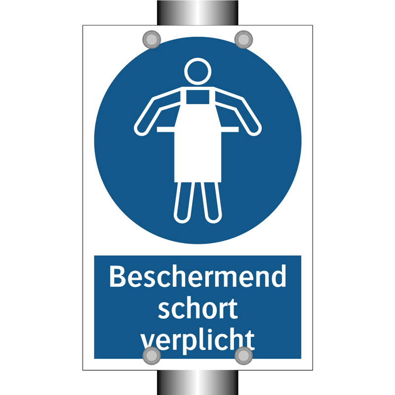 Beschermend schort verplicht & Beschermend schort verplicht & Beschermend schort verplicht