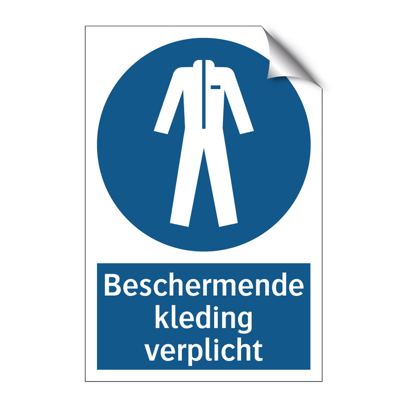 Beschermende kleding verplicht & Beschermende kleding verplicht & Beschermende kleding verplicht