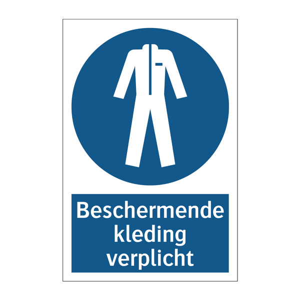 Beschermende kleding verplicht & Beschermende kleding verplicht & Beschermende kleding verplicht