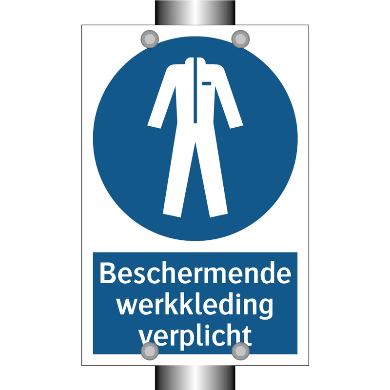 Beschermende werkkleding verplicht & Beschermende werkkleding verplicht