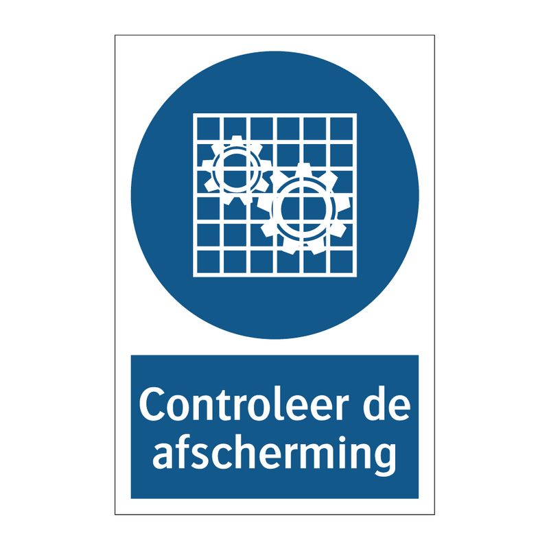 Controleer de afscherming & Controleer de afscherming & Controleer de afscherming