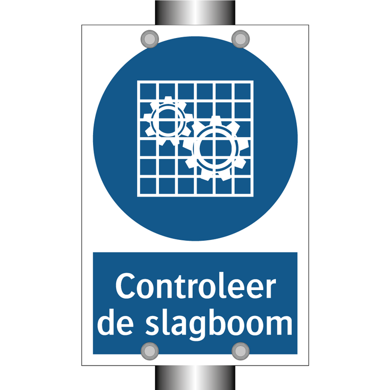 Controleer de slagboom & Controleer de slagboom & Controleer de slagboom & Controleer de slagboom