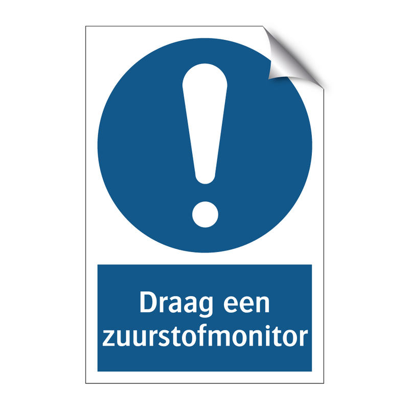 Draag een zuurstofmonitor & Draag een zuurstofmonitor & Draag een zuurstofmonitor