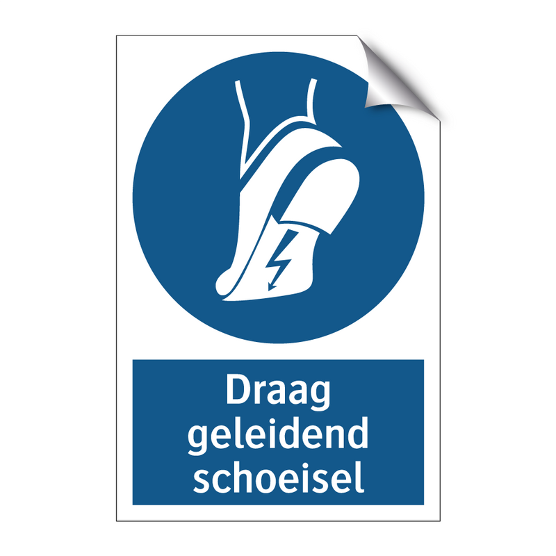 Draag geleidend schoeisel & Draag geleidend schoeisel & Draag geleidend schoeisel