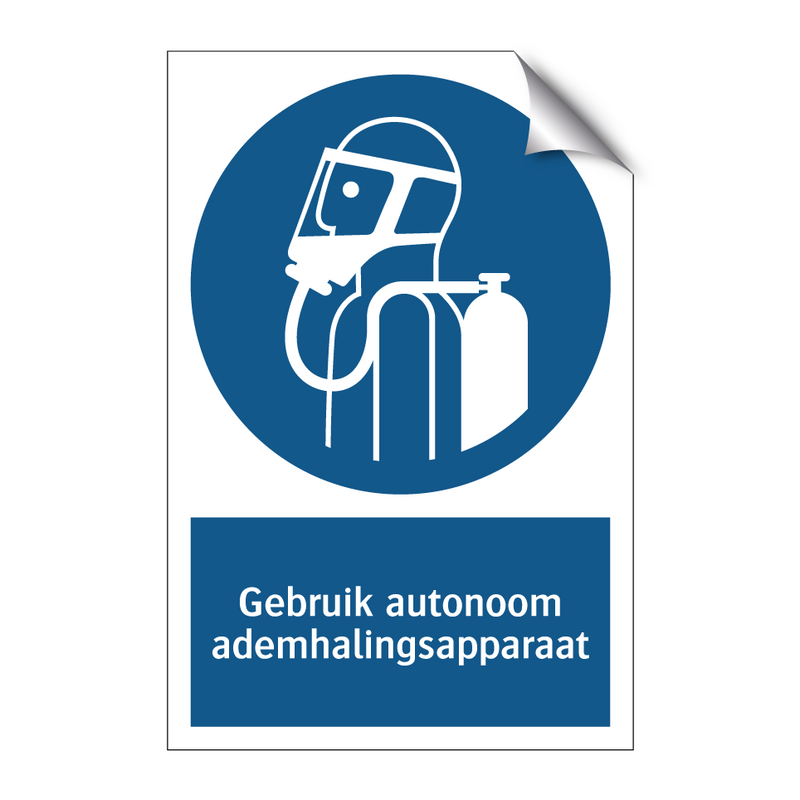 Gebruik autonoom ademhalingsapparaat & Gebruik autonoom ademhalingsapparaat