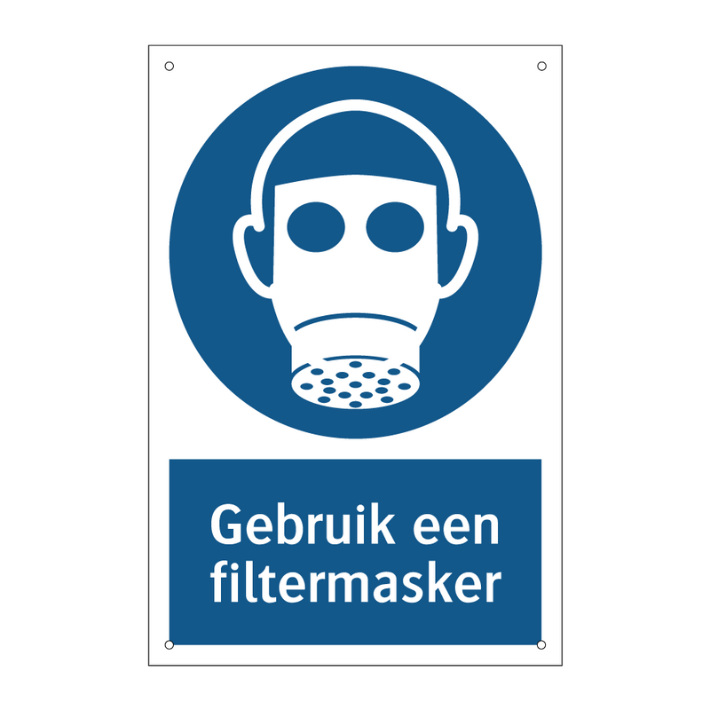 Gebruik een filtermasker & Gebruik een filtermasker & Gebruik een filtermasker