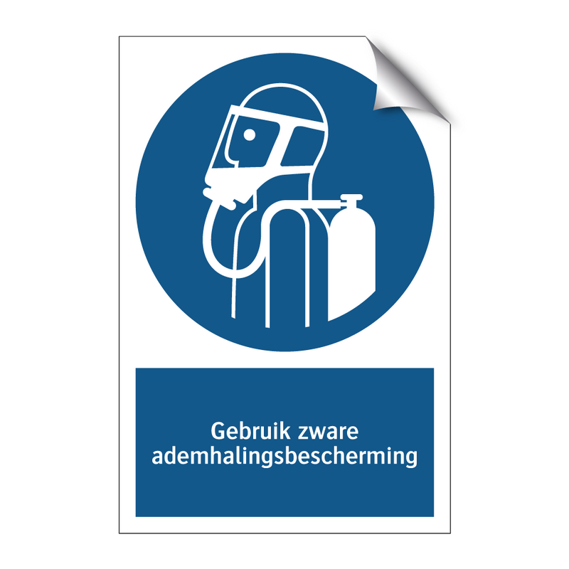 Gebruik zware ademhalingsbescherming & Gebruik zware ademhalingsbescherming