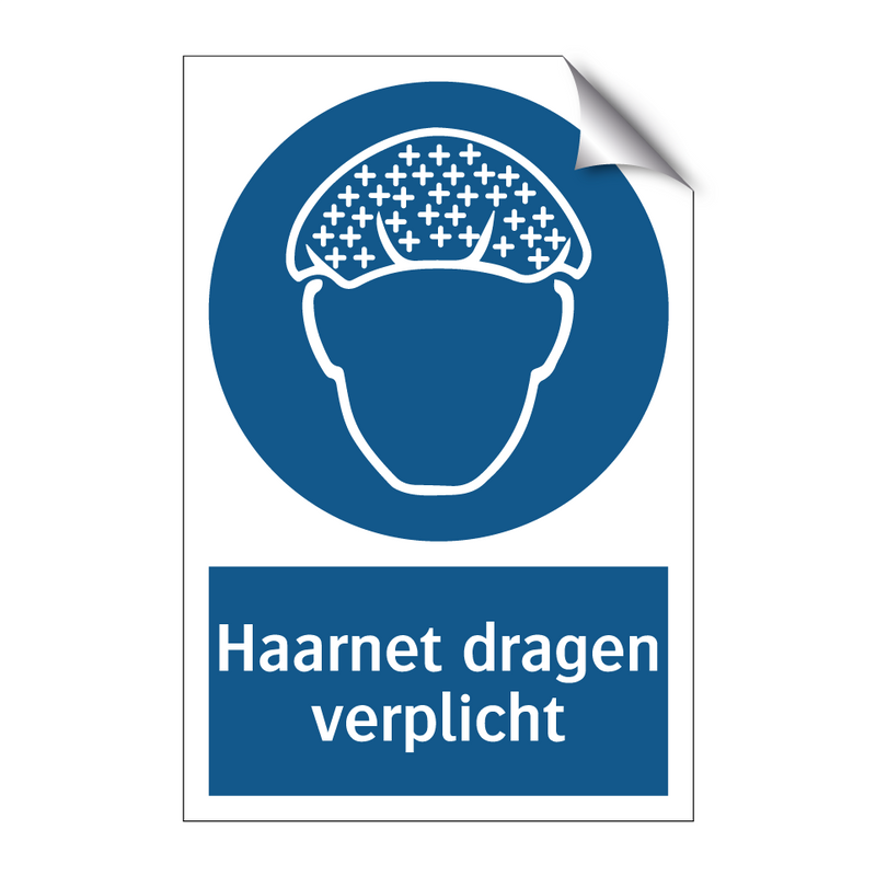 Haarnet dragen verplicht & Haarnet dragen verplicht & Haarnet dragen verplicht