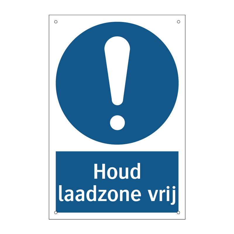 Houd laadzone vrij & Houd laadzone vrij & Houd laadzone vrij & Houd laadzone vrij