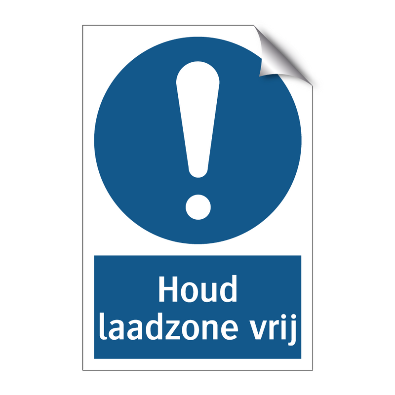 Houd laadzone vrij & Houd laadzone vrij & Houd laadzone vrij & Houd laadzone vrij