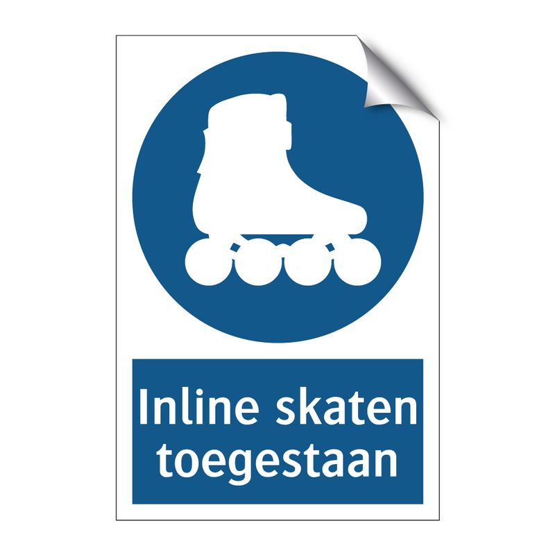 Inline skaten toegestaan & Inline skaten toegestaan & Inline skaten toegestaan