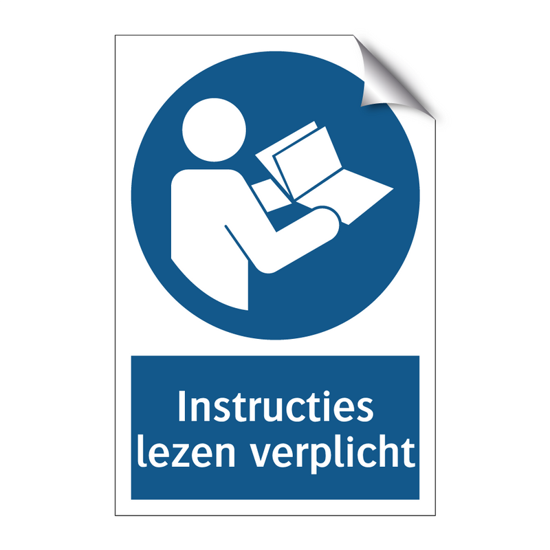 Instructies lezen verplicht & Instructies lezen verplicht & Instructies lezen verplicht