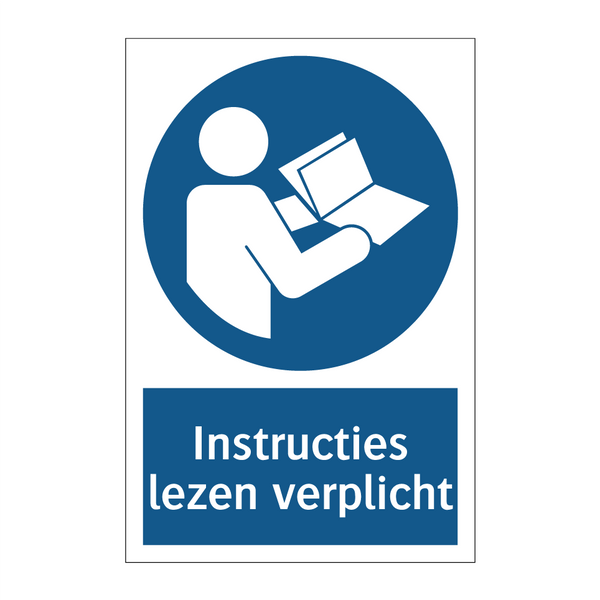 Instructies lezen verplicht & Instructies lezen verplicht & Instructies lezen verplicht