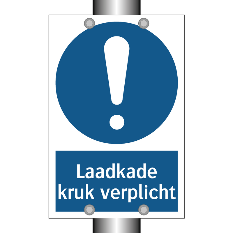 Laadkade kruk verplicht & Laadkade kruk verplicht & Laadkade kruk verplicht