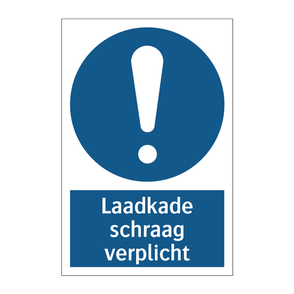 Laadkade schraag verplicht & Laadkade schraag verplicht & Laadkade schraag verplicht