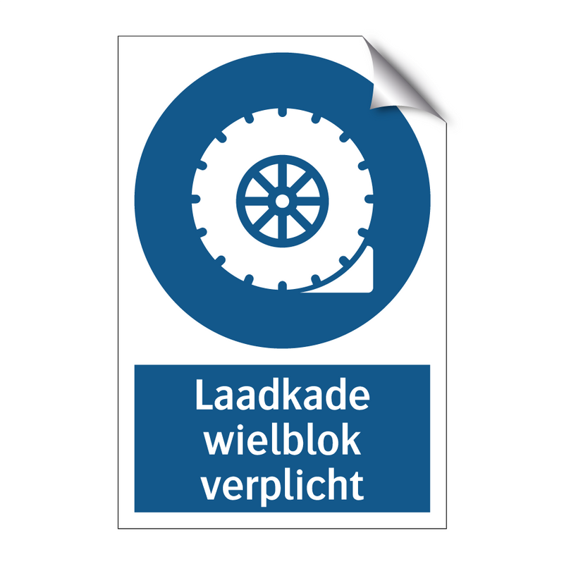 Laadkade wielblok verplicht & Laadkade wielblok verplicht & Laadkade wielblok verplicht