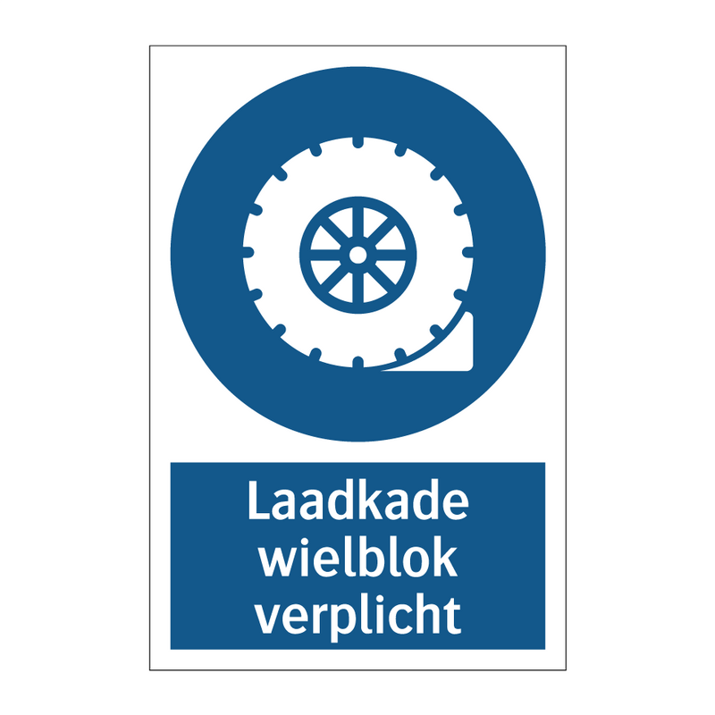 Laadkade wielblok verplicht & Laadkade wielblok verplicht & Laadkade wielblok verplicht