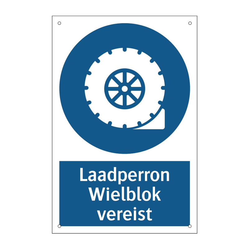 Laadperron Wielblok vereist & Laadperron Wielblok vereist & Laadperron Wielblok vereist