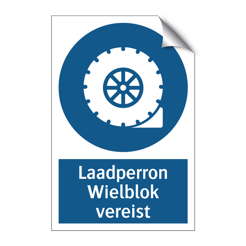 Laadperron Wielblok vereist & Laadperron Wielblok vereist & Laadperron Wielblok vereist