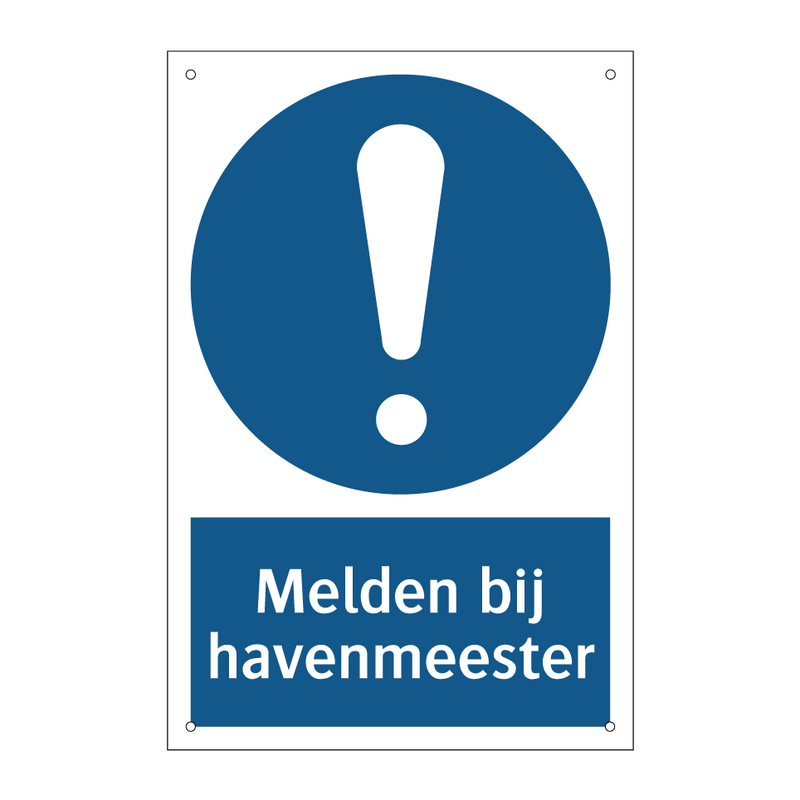 Melden bij havenmeester & Melden bij havenmeester & Melden bij havenmeester