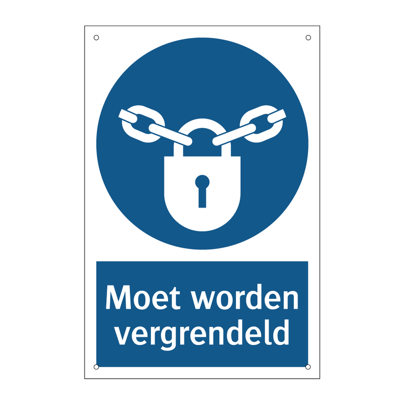 Moet worden vergrendeld & Moet worden vergrendeld & Moet worden vergrendeld