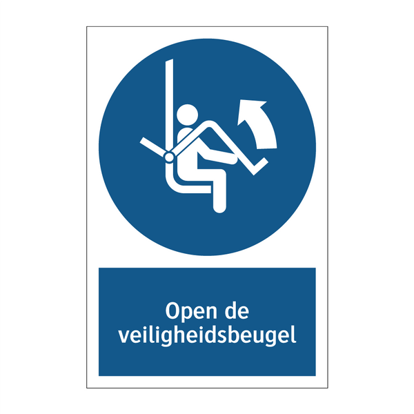 Open de veiligheidsbeugel & Open de veiligheidsbeugel & Open de veiligheidsbeugel