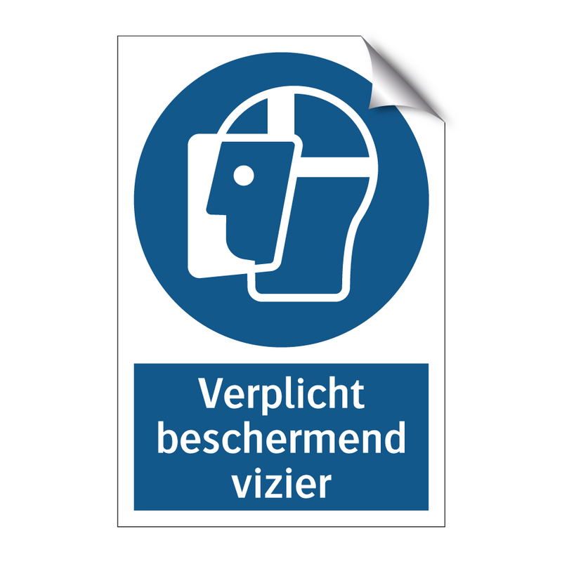 Verplicht beschermend vizier & Verplicht beschermend vizier & Verplicht beschermend vizier