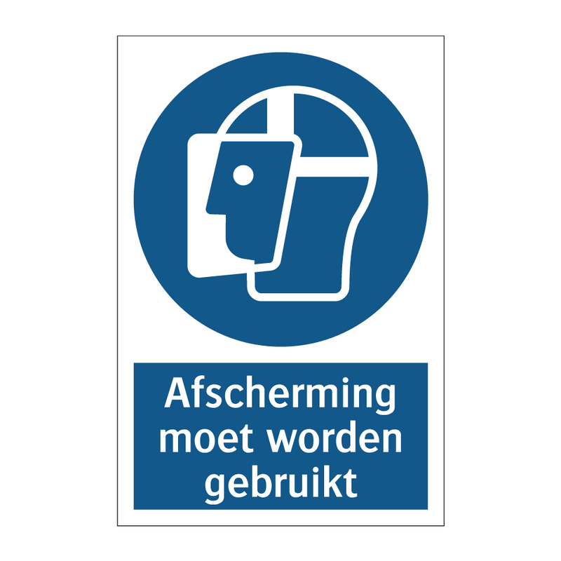 Afscherming moet worden gebruikt & Afscherming moet worden gebruikt