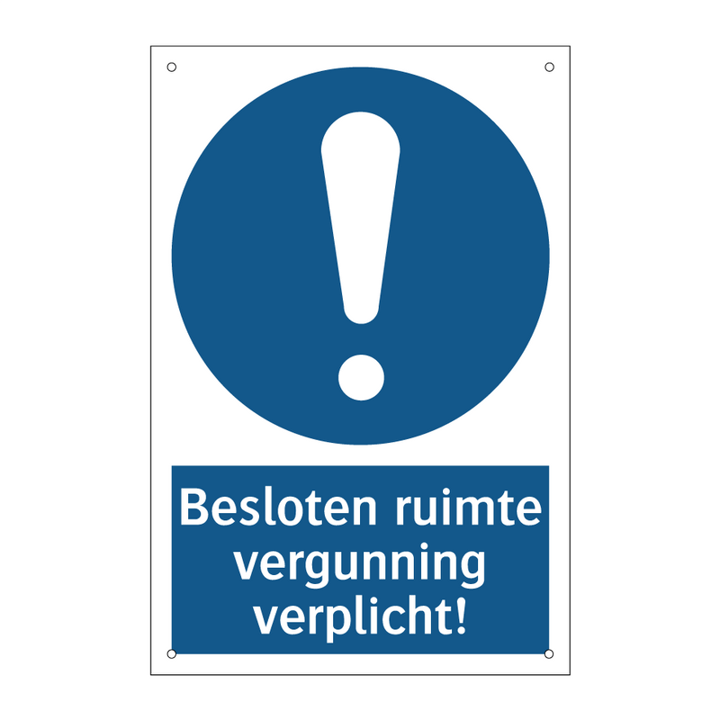 Besloten ruimte vergunning verplicht! & Besloten ruimte vergunning verplicht!