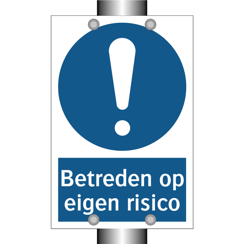 Betreden op eigen risico & Betreden op eigen risico & Betreden op eigen risico