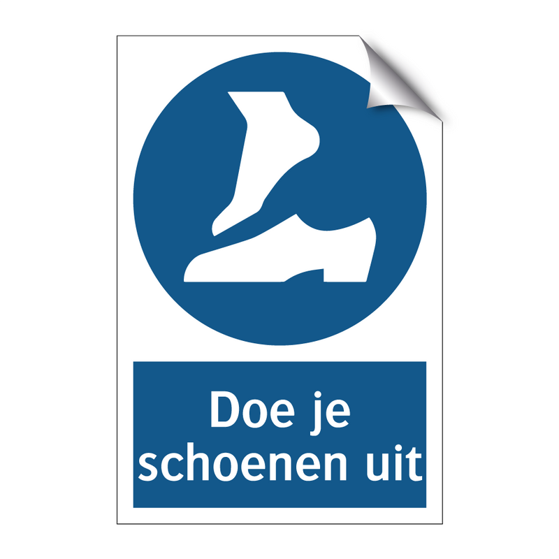 Doe je schoenen uit & Doe je schoenen uit & Doe je schoenen uit & Doe je schoenen uit