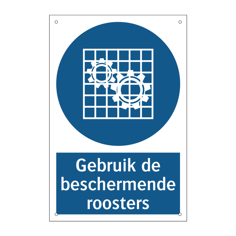 Gebruik de beschermende roosters & Gebruik de beschermende roosters