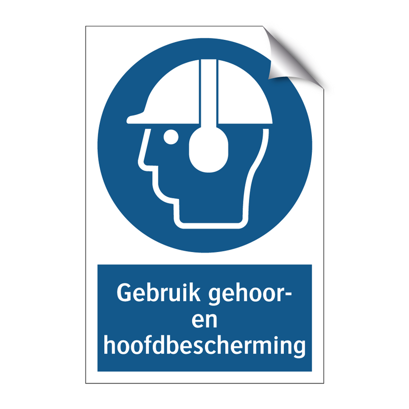 Gebruik gehoor- en hoofdbescherming & Gebruik gehoor- en hoofdbescherming