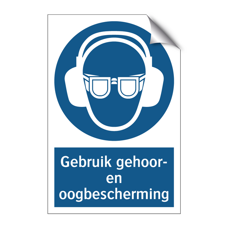 Gebruik gehoor- en oogbescherming & Gebruik gehoor- en oogbescherming