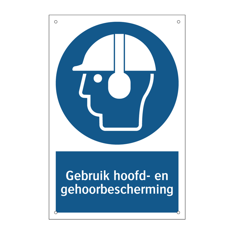 Gebruik hoofd- en gehoorbescherming & Gebruik hoofd- en gehoorbescherming