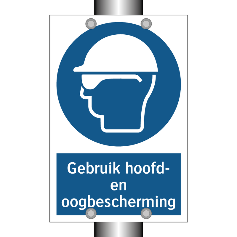 Gebruik hoofd- en oogbescherming & Gebruik hoofd- en oogbescherming