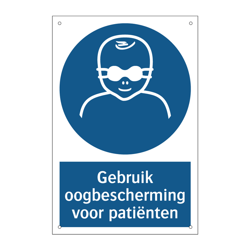 Gebruik oogbescherming voor patiënten & Gebruik oogbescherming voor patiënten