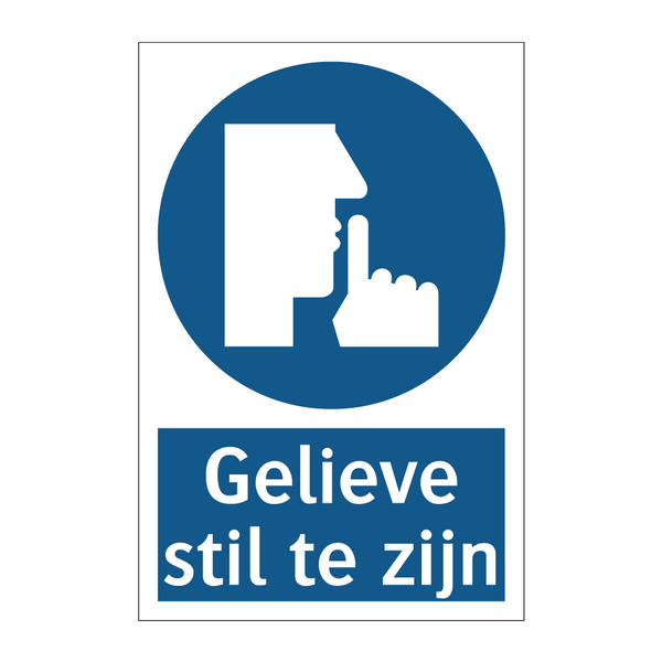 Gelieve stil te zijn & Gelieve stil te zijn & Gelieve stil te zijn & Gelieve stil te zijn